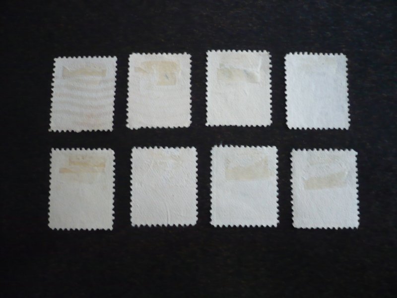 Stamps - Canada - Scott# 104-120 - Used Part Set of 8 Stamps