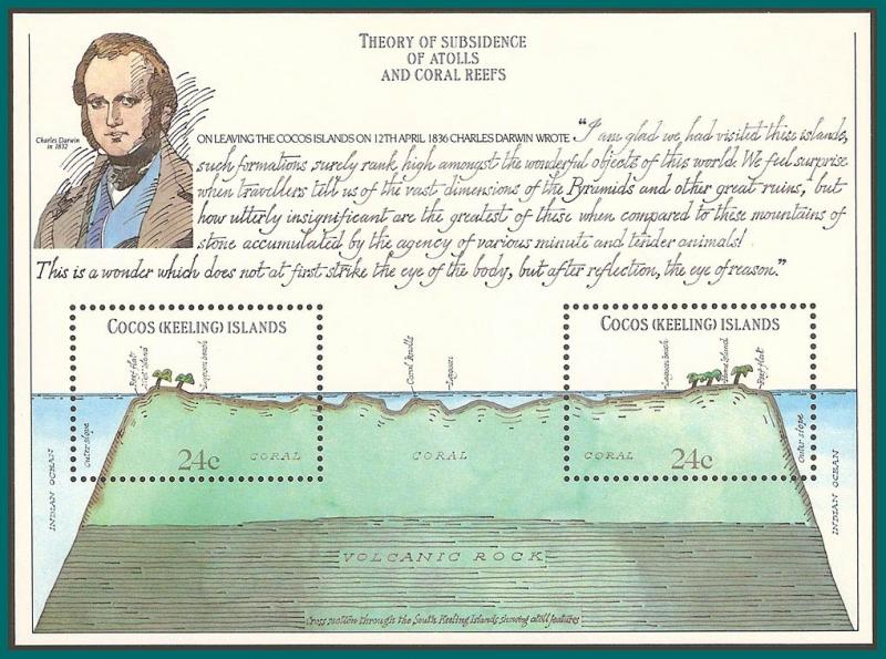 Cocos 1981 Charles Darwin MS, MNH 81,SGMS78