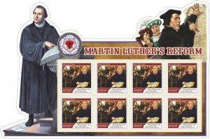 Stamps. Martin Luther Reforma 2023 year6 sheets perforated  NEW