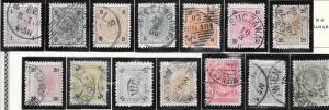 Austria #70-76,78-85 entire set missing #77    (U)  CV $32.80