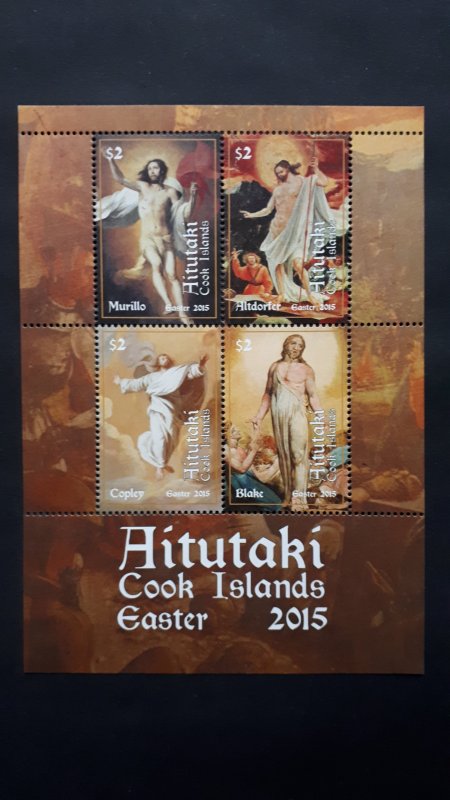 Religion - Art - Paintings - Easter 2015 - Oceania - 5x souvenir sheet ** MNH