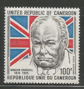 CAMEROUN  C211  MNH, WINSTON CHURCHILL AND UNION JACK