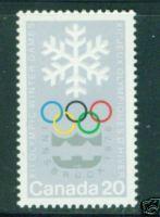 CANADA Scott 689 MNH** 1976 Olympic stamp embossed snowfl...