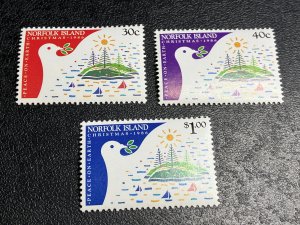 Norfolk Islands Scott 389-91 MNH