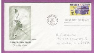 FDC - #1556 - 10¢ - Pioneer Space Probe/Artmaster