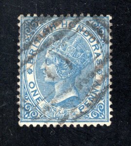 British Honduras, Scott #13,  F/VF, Used,  CV $25.00 ..... 0860006