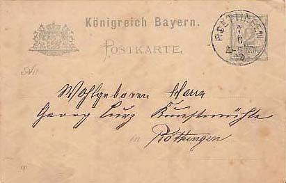 Germany, Government Postal Card