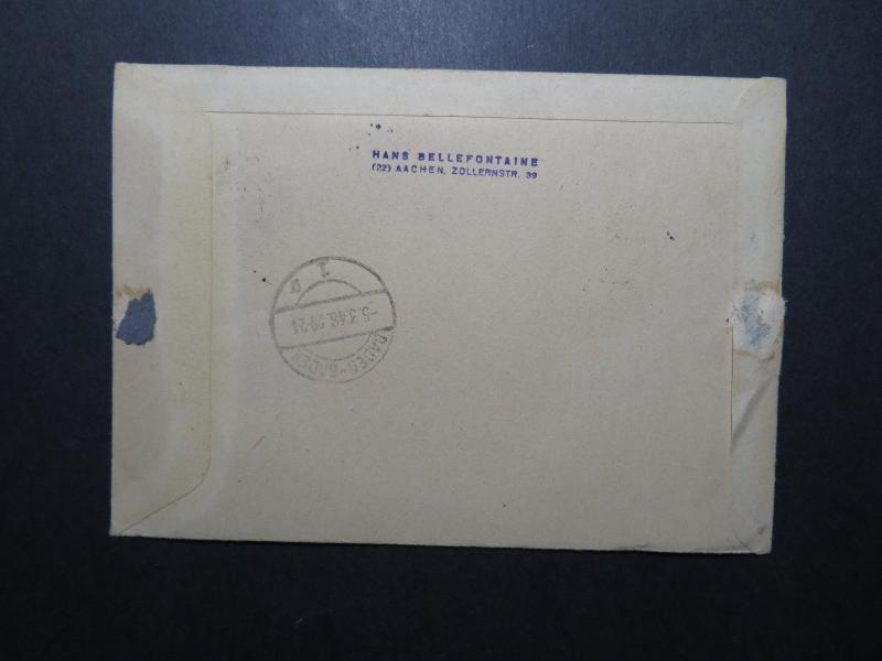 Germany 1948 Registered Cover to Baden-Baden (IV) - Z11733