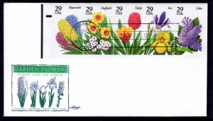 US 2833a Garden Flowers Artmaster U/A FDC