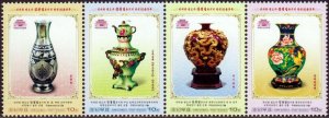 North Korea / Noord-Korea - Postfris/MNH - Complete set Vases 2024