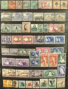 A1740   SOUTH AFRICA          Collection      Two Boards          Mint/Used