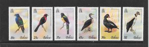 BIRDS - BELIZE #398-403  MNH