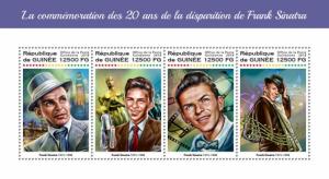 GUINEA - 2018 - Frank Sinatra - Perf 4v Sheet - MNH