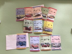 St Lucia mint never hinged Classic Car  sets vintage stamps Ref 65659