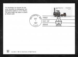 Just fun Cover #2362 FDC OCT/1/1987 Maximum Card USPS Cachet (my2630)