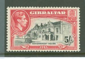 Gibraltar #116 Unused Single
