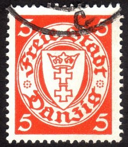 1938, Danzig, 5pfg, Used, Sc 226