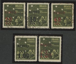 Brazil #C55-C59 Used Single (Complete Set)