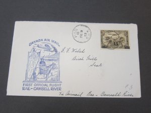 Canada 1933 First Flight cover