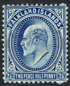 FALKLAND ISLANDS 1904 KEVII 21/2D 
