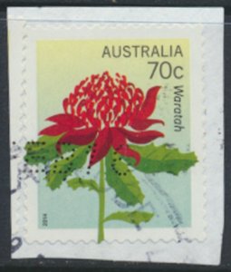 Australia SC# 4061 Flowers from 2014 Used Waratah details & scan