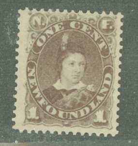 Newfoundland #42 Unused Single