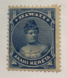 Hawaii 1882 Scott 37 used - 1c, Princess Likelike