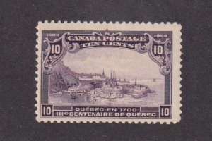 CANADA # 101 VF-MH QUEBEC ISSUE 10cts CAT VALUE $300 LISTED  @ %20