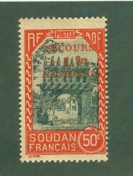 FRENCH SUDAN B7 MH CV $4.00 BIN $2.00