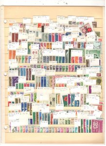 ISRAEL COLLECTION ON STOCK SHEET, MINT/USED