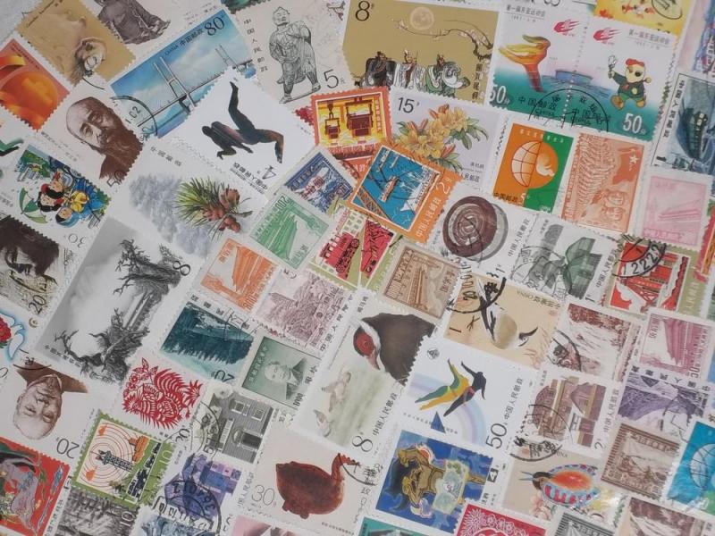 Large Collection of China Stamps + LG Colorful Pict.+ Mint