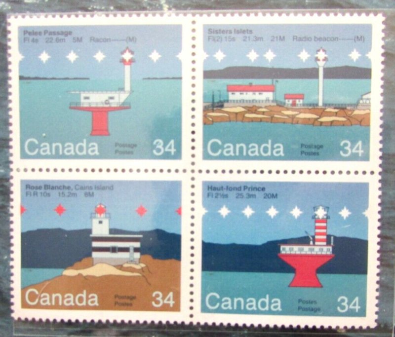 Canada Post issues 9 Sealed stamp sets John Paul III *Locomotives *Lighthouses