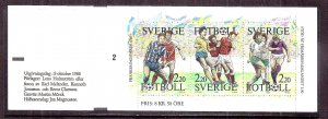 SWEDEN SC# 1708a COMP BKLT  FVF/MOG 1988