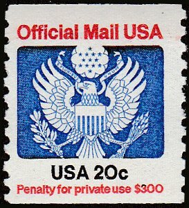 # O135 MINT NEVER HINGED ( MNH ) EAGLE HOLDING ARROWS AND BRANCH