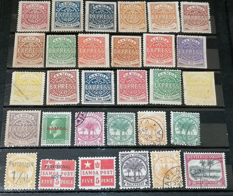 Samoa stamp lot