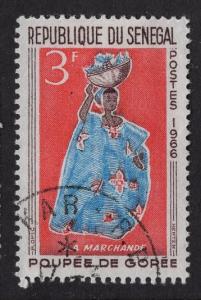 Senegal   #263  used  1966 dolls of Goree  3fr