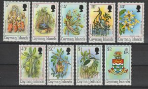 CAYMAN ISLANDS 1980/2 SG 516b/524b MNH Cat £24.25