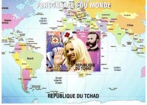 CHAD 2009 Red Cross/H.Dunant/Adriana Karembeu S/S Perforated MNH