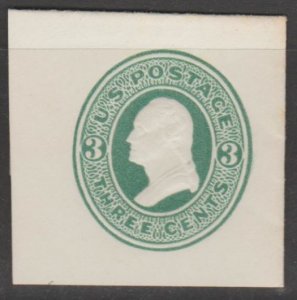 U.S. Scott #U82 Embossed Stamped Envelope - Full Corner - Mint Single