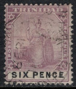 Trinidad #96  CV $18.00   1898 cancellation