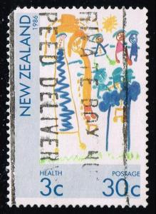 New Zealand #B125 Children's Paintings; Used (0.75)