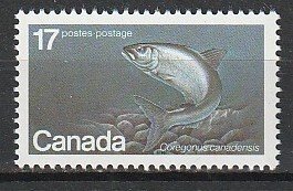 1980 Canada - Sc 853 - MNH VF - 1 single -Endangered Wildlife-Atlantic Whitefish