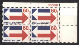 U.S. 1971  Scott #E23 MNH plate block (CV 5.50)