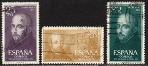Spain Sc #836-838 Used