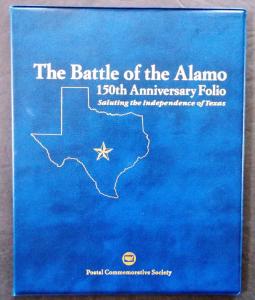 US Battle of the Alamo Anversary Folio