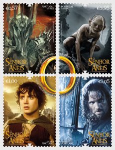 Stamps of Portugal ( Pre order ) 2022. -  The Lord of the Rings - Set.