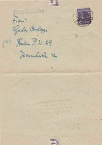 Germany Berlin 1948  Allied Occupation Stamps Letter Ref 32388