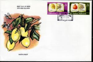 Pitcairn Islands 1982 FDC Native Fruit!