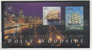 Ireland Sc 1173 1999 Tall Ships Australian Links stamp sheet mint NH