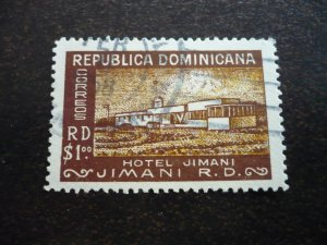 Stamps - Dominican Republic - Scott# 443 - Used Part Set of 1 Stamp